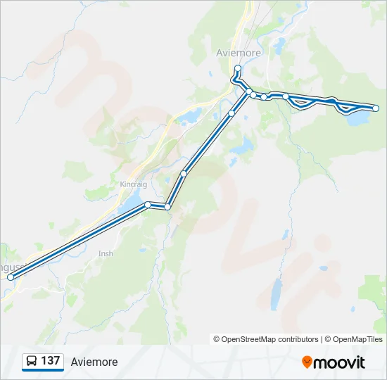 137 Bus Line Map