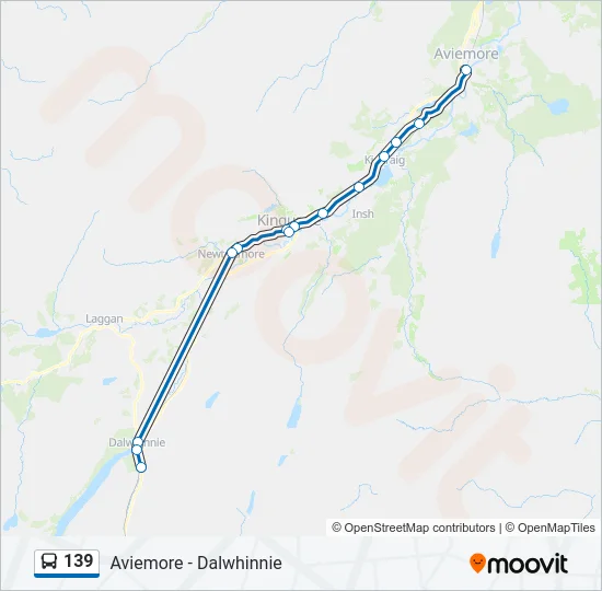139 Bus Line Map