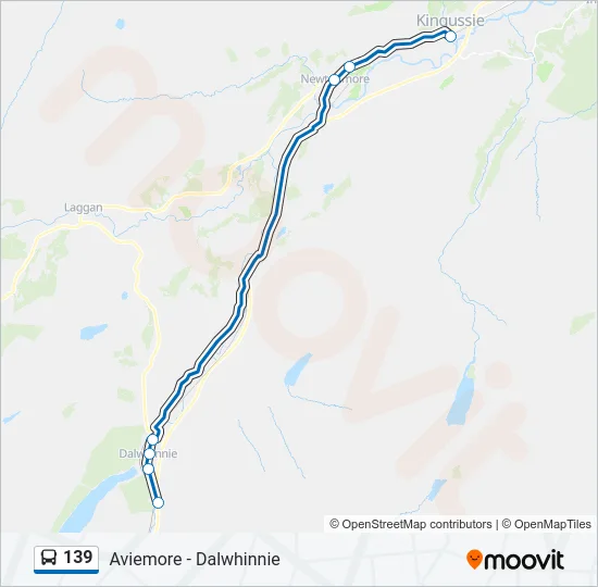 139 Bus Line Map