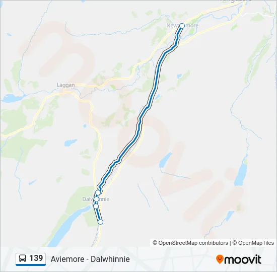 139 Bus Line Map