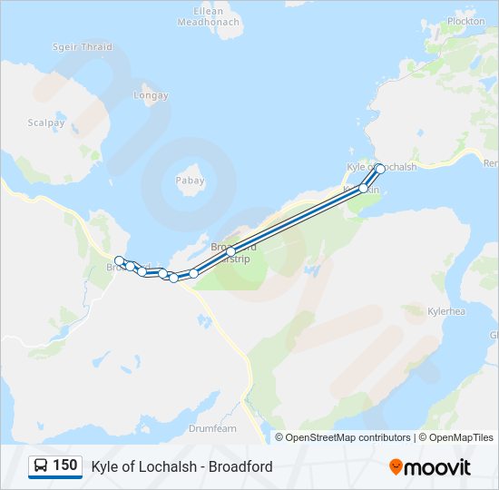 150 Bus Line Map