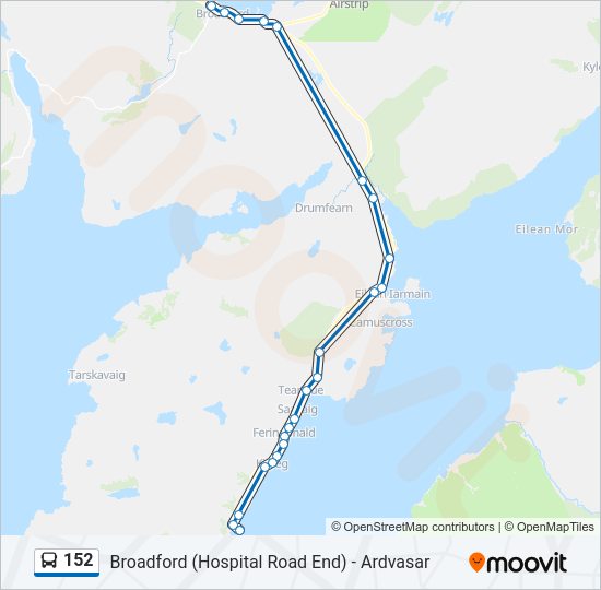 152 Bus Line Map
