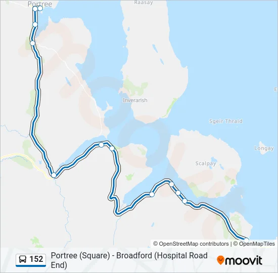 152 Bus Line Map