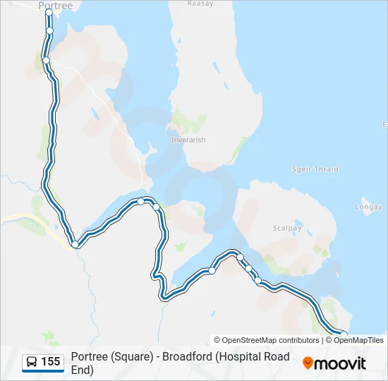 155 Bus Line Map