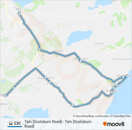 23C Bus Line Map