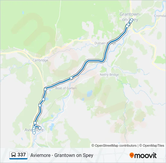 337 Bus Line Map