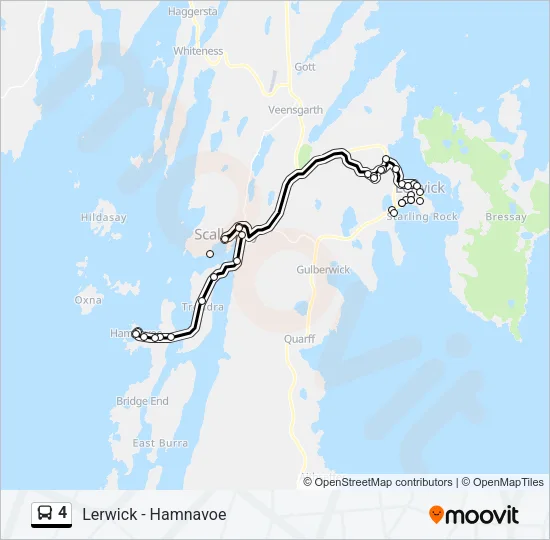 4 Bus Line Map