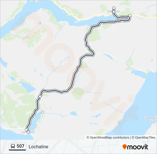 507 Bus Line Map