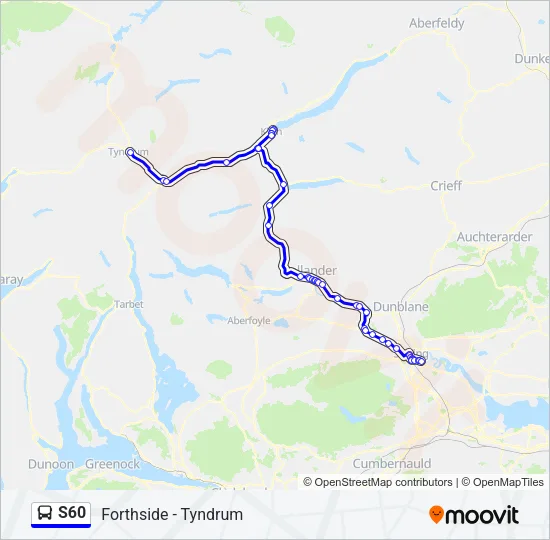 S60 Bus Line Map