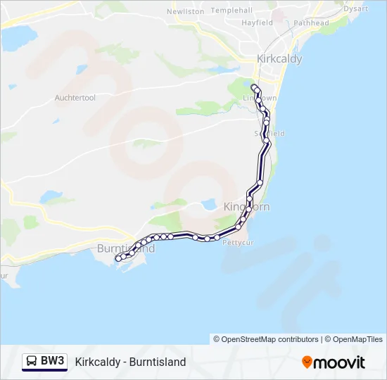 BW3 Bus Line Map