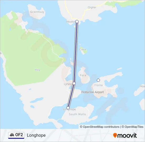OF2 Ferry Line Map