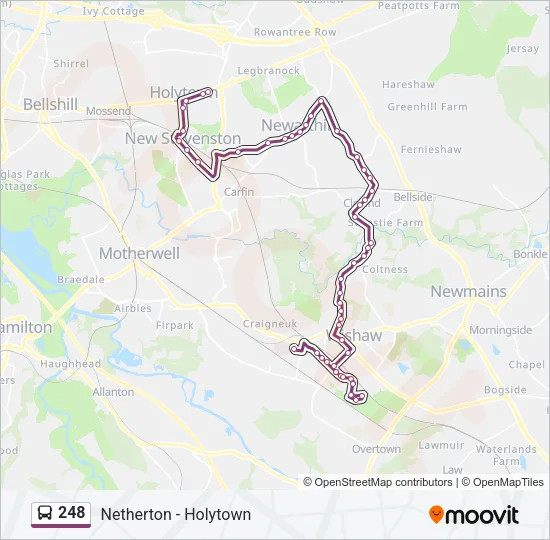 248 Bus Line Map