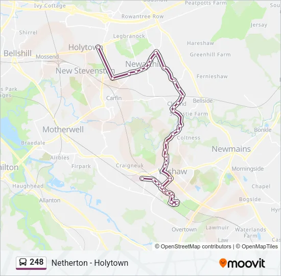 248 Bus Line Map