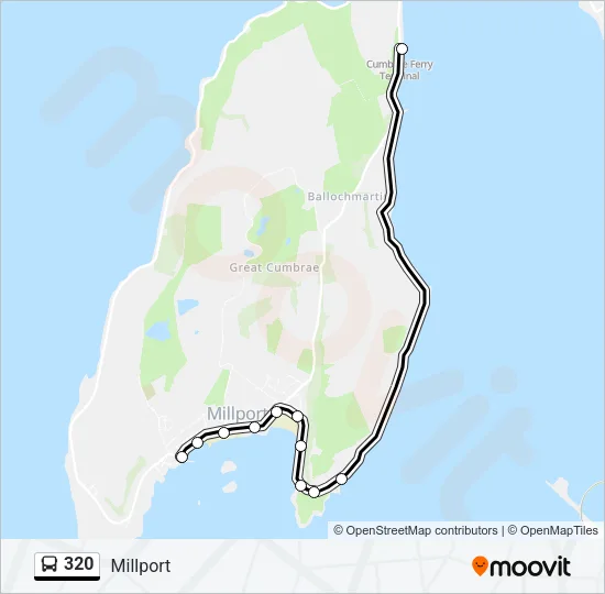 320 Bus Line Map
