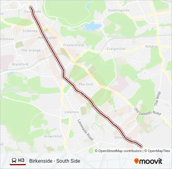 H3 Bus Line Map