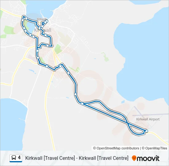 4 Bus Line Map
