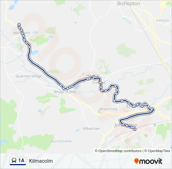 1A Bus Line Map