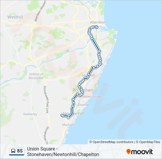 8S Bus Line Map