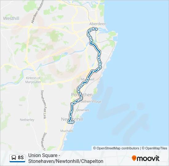 8S Bus Line Map