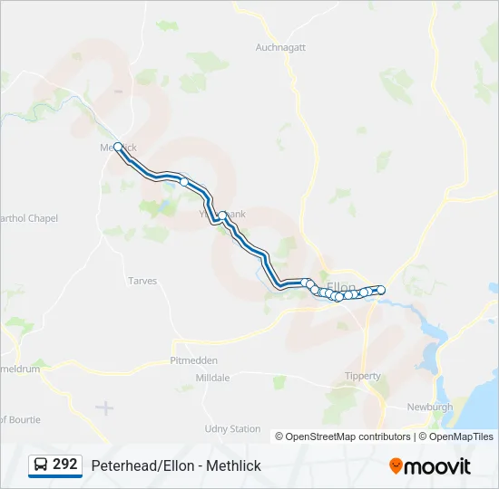 292 Bus Line Map