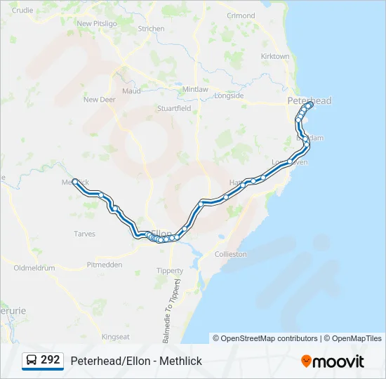 292 Bus Line Map