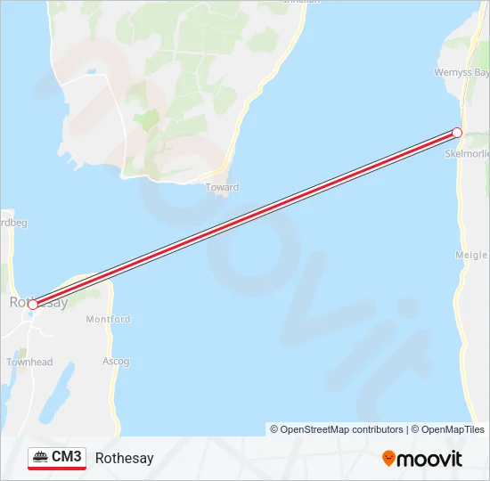 CM3 Ferry Line Map