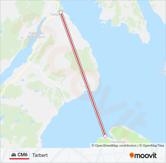 CM6 Ferry Line Map