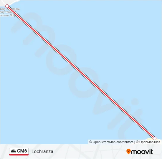 CM6 Ferry Line Map