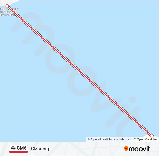 CM6 Ferry Line Map