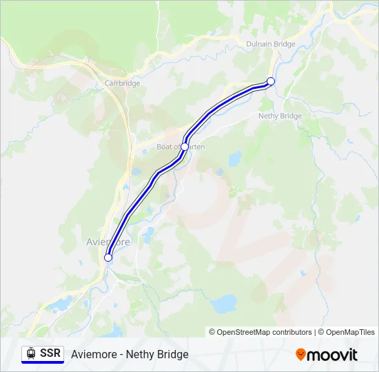 SSR Light Rail Line Map