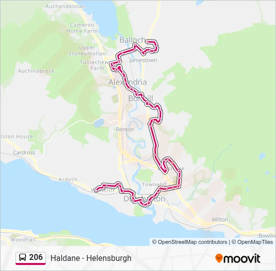 206 Route: Schedules, Stops & Maps - Westcliff (Updated)