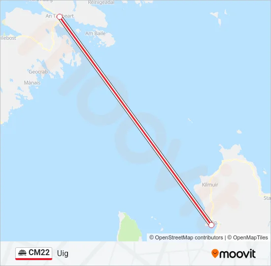 CM22 Ferry Line Map