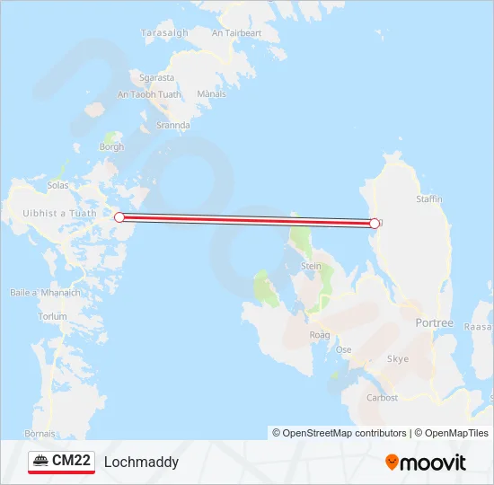 CM22 Ferry Line Map