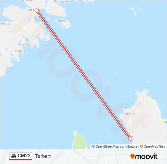 CM22 Ferry Line Map
