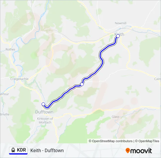 KDR Light Rail Line Map