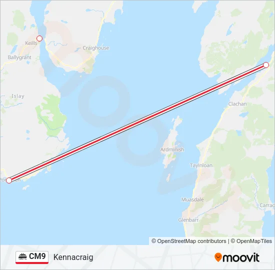 CM9 Ferry Line Map