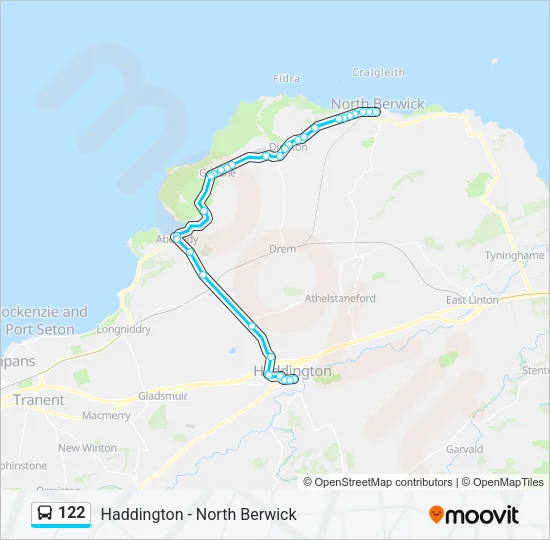 122 Bus Line Map