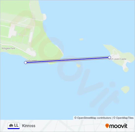 LL Ferry Line Map