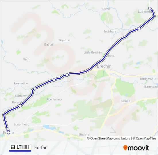LTH01 Bus Line Map