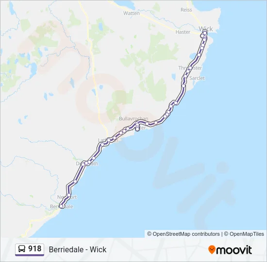 918 Bus Line Map