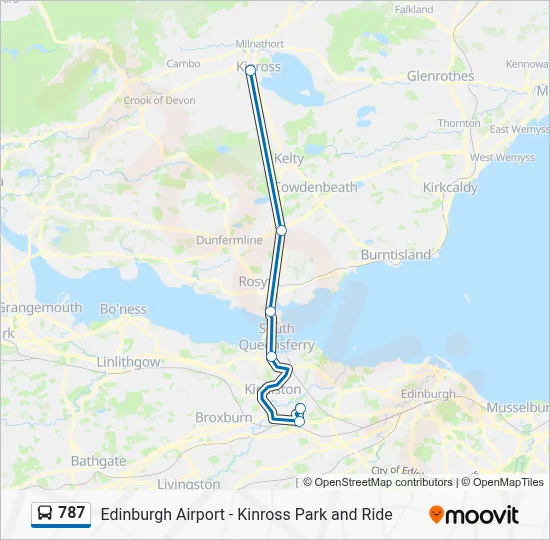787-route-schedules-stops-maps-edinburgh-airport-updated