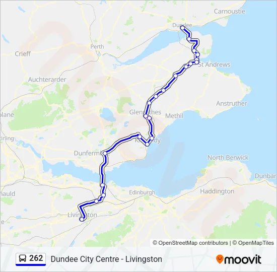 262 Route: Schedules, Stops & Maps - Dundee City Centre (Updated)