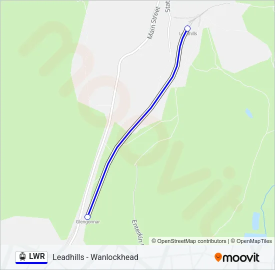 LWR Light Rail Line Map