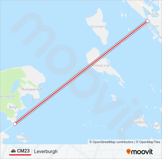 CM23 Ferry Line Map