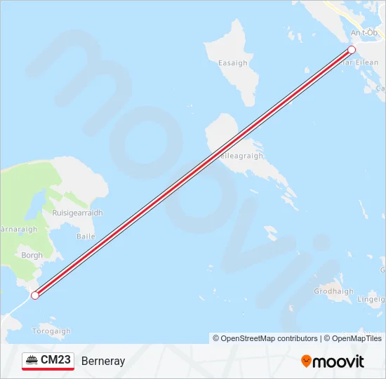 CM23 Ferry Line Map