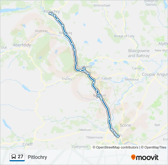 27 Bus Line Map