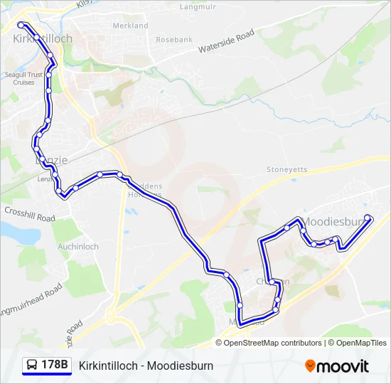 178B Bus Line Map