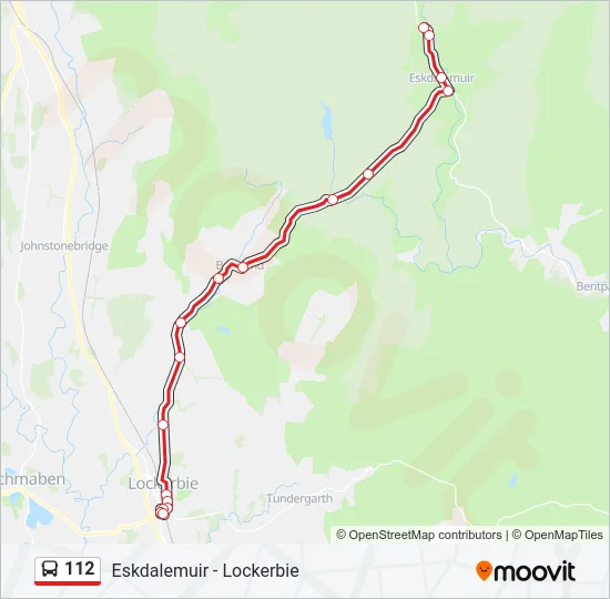112 Bus Line Map
