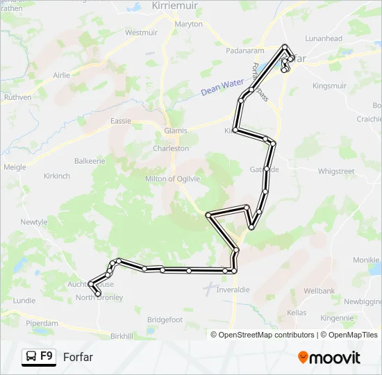 F9 Bus Line Map