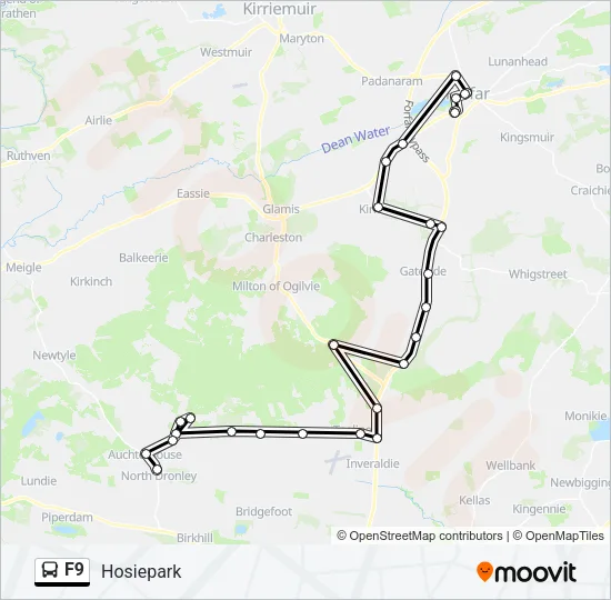 F9 Bus Line Map